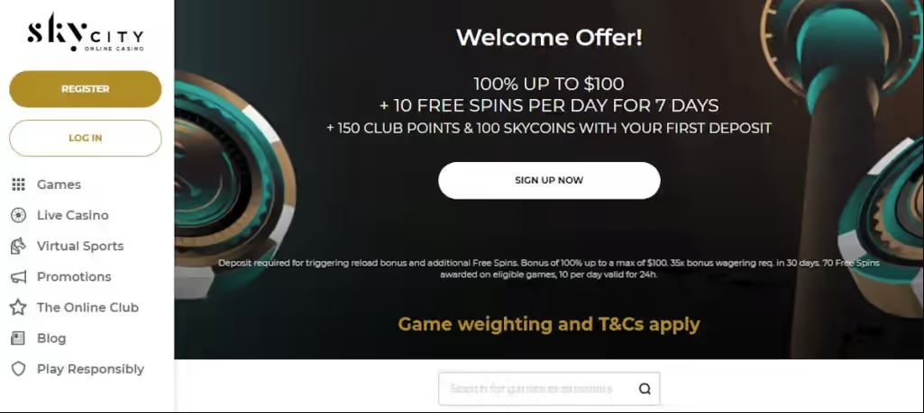 Skycity casino welcome offer