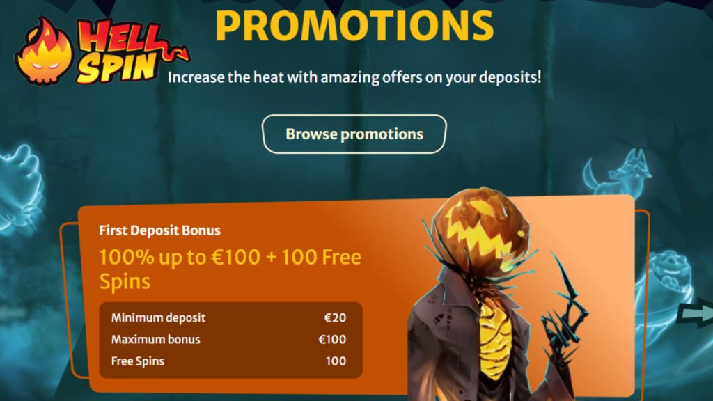 Bonuses and Promotions HellSpin